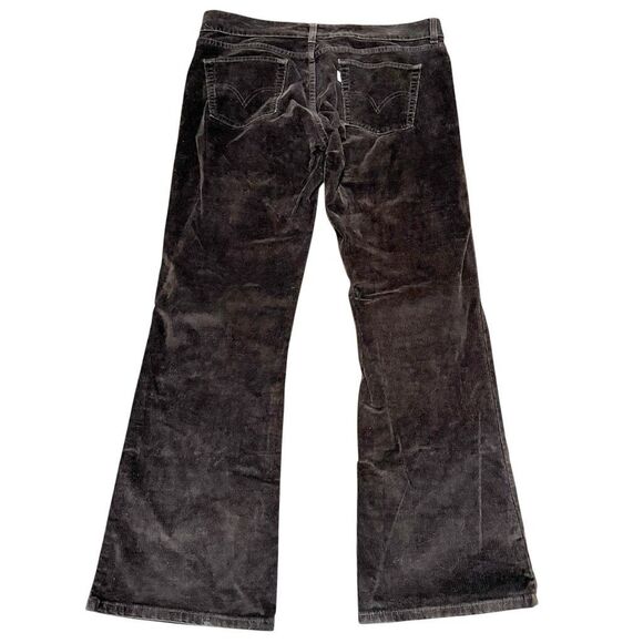 Levi’s 526 Womens Brown Corduroy Slender Boot Cut Jeans Size 10 - Picture 2 of 8